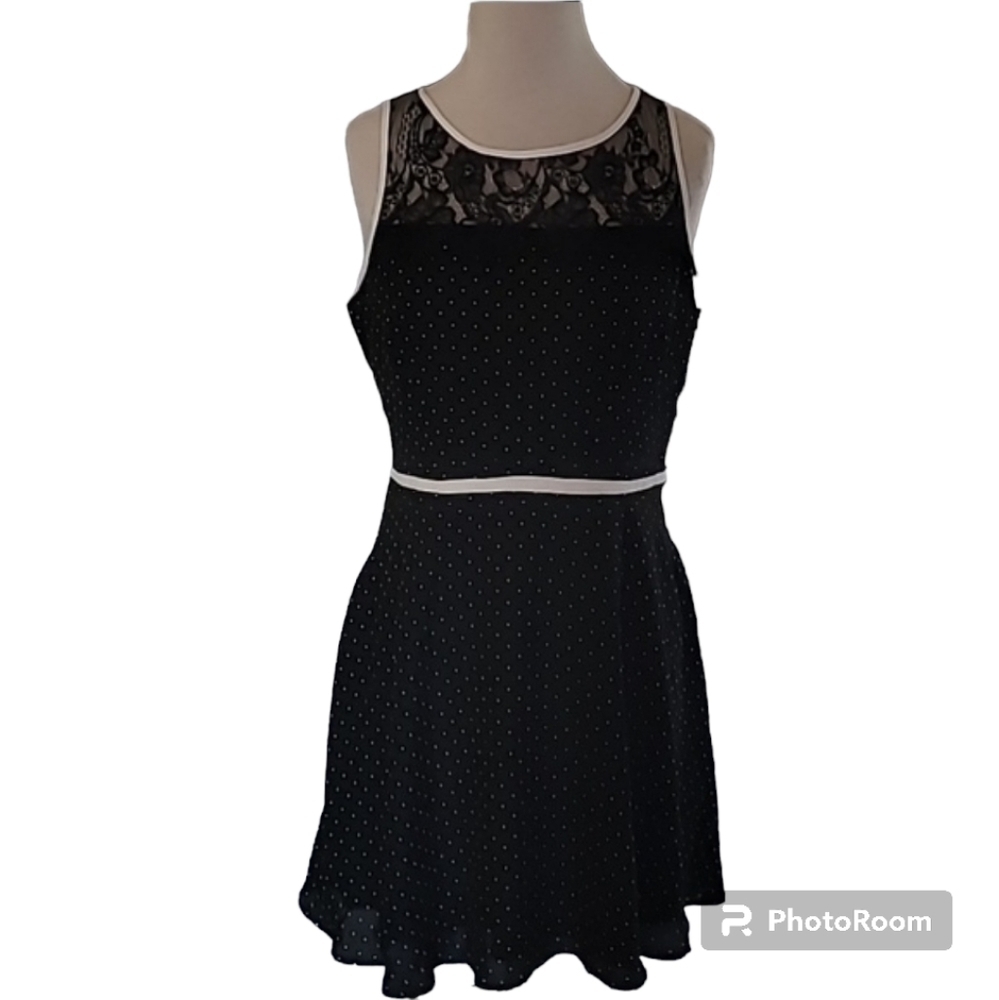 New LC LAUREN CONRAD POLKA-DOT DRESS SIZE 14